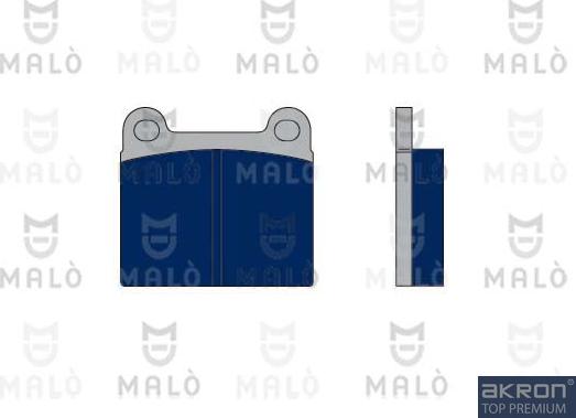 AKRON-MALÒ 1050011 - Kit de plaquettes de frein, frein à disque cwaw.fr