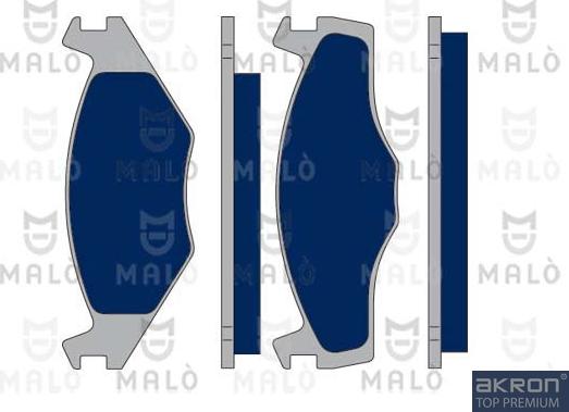 AKRON-MALÒ 1050013 - Kit de plaquettes de frein, frein à disque cwaw.fr