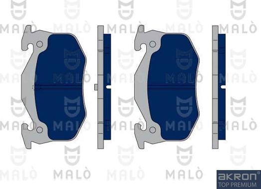 AKRON-MALÒ 1050034 - Kit de plaquettes de frein, frein à disque cwaw.fr