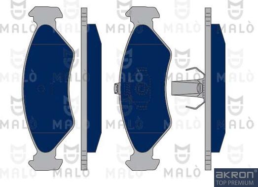 AKRON-MALÒ 1050024 - Kit de plaquettes de frein, frein à disque cwaw.fr