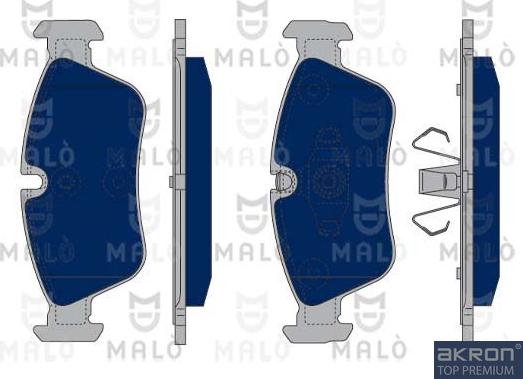 AKRON-MALÒ 1050021 - Kit de plaquettes de frein, frein à disque cwaw.fr