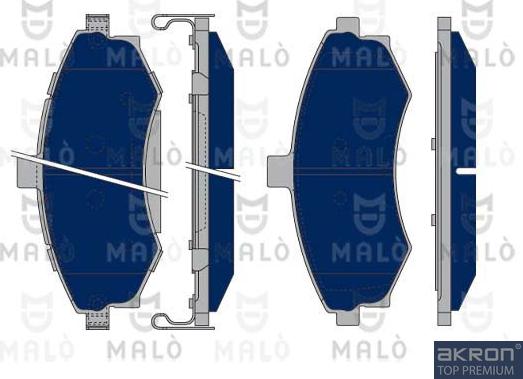 AKRON-MALÒ 1050079 - Kit de plaquettes de frein, frein à disque cwaw.fr