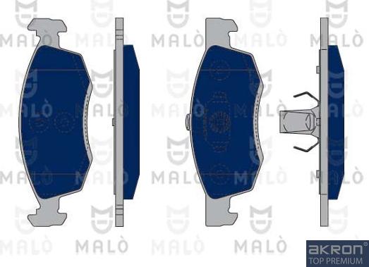 AKRON-MALÒ 1050071 - Kit de plaquettes de frein, frein à disque cwaw.fr