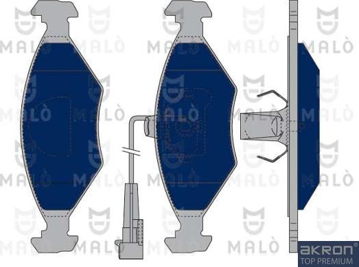 AKRON-MALÒ 1050072 - Kit de plaquettes de frein, frein à disque cwaw.fr