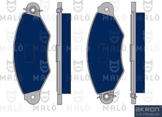 AKRON-MALÒ 1050101 - Kit de plaquettes de frein, frein à disque cwaw.fr