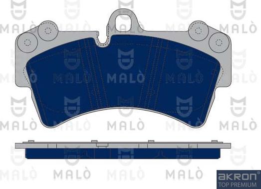 AKRON-MALÒ 1050108 - Kit de plaquettes de frein, frein à disque cwaw.fr