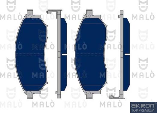 AKRON-MALÒ 1050111 - Kit de plaquettes de frein, frein à disque cwaw.fr