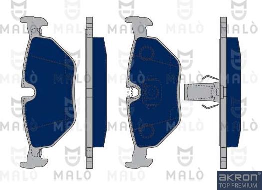 AKRON-MALÒ 1050177 - Kit de plaquettes de frein, frein à disque cwaw.fr