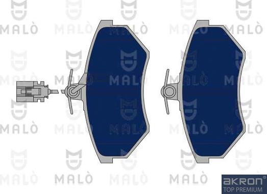 AKRON-MALÒ 1050863 - Kit de plaquettes de frein, frein à disque cwaw.fr