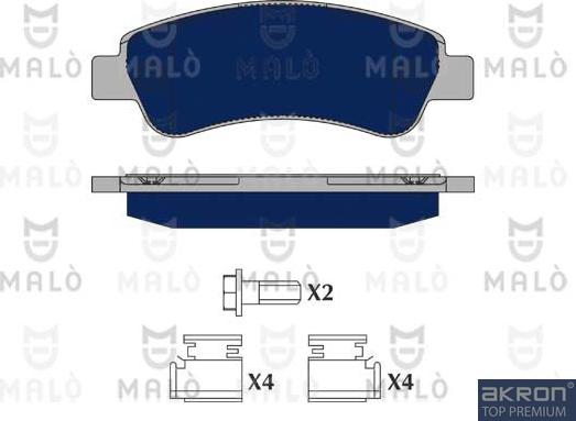 AKRON-MALÒ 1050396 - Kit de plaquettes de frein, frein à disque cwaw.fr