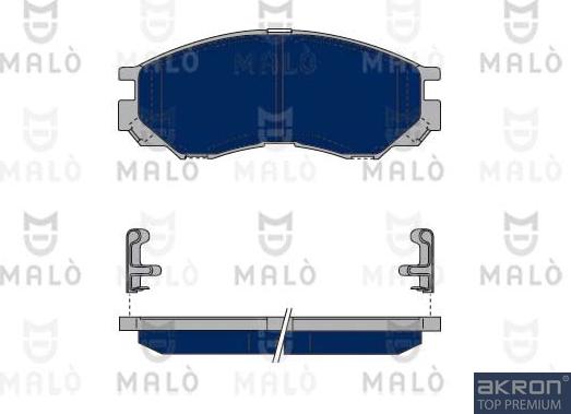 AKRON-MALÒ 1050398 - Kit de plaquettes de frein, frein à disque cwaw.fr