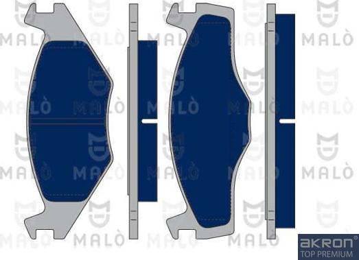 AKRON-MALÒ 1050366 - Kit de plaquettes de frein, frein à disque cwaw.fr