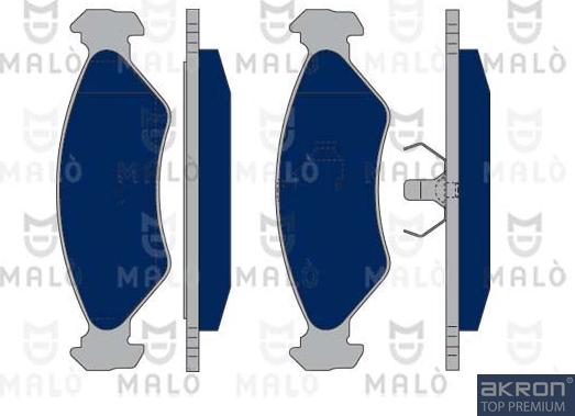 AKRON-MALÒ 1050361 - Kit de plaquettes de frein, frein à disque cwaw.fr