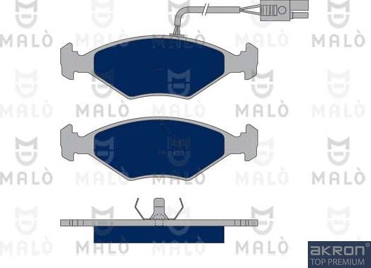 AKRON-MALÒ 1050368 - Kit de plaquettes de frein, frein à disque cwaw.fr