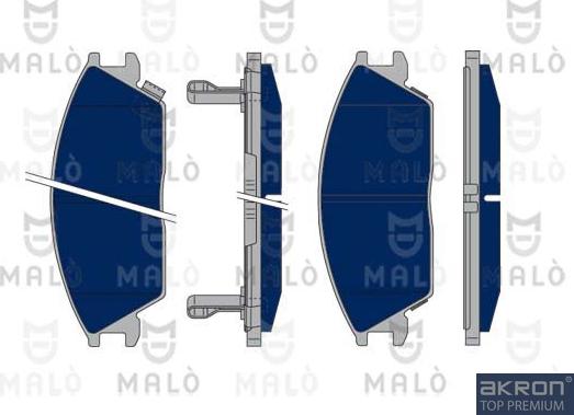 AKRON-MALÒ 1050311 - Kit de plaquettes de frein, frein à disque cwaw.fr