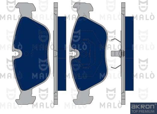 AKRON-MALÒ 1050317 - Kit de plaquettes de frein, frein à disque cwaw.fr