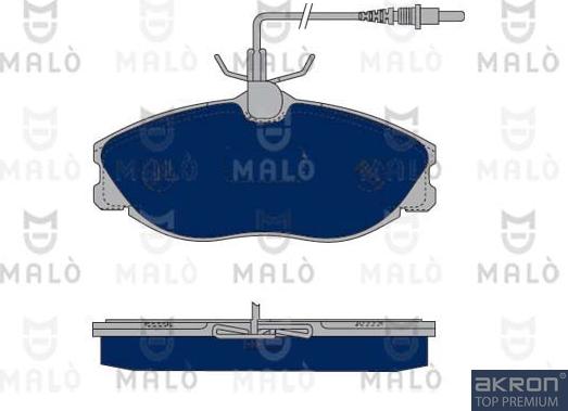 AKRON-MALÒ 1050385 - Kit de plaquettes de frein, frein à disque cwaw.fr