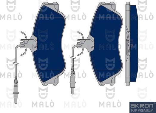 AKRON-MALÒ 1050386 - Kit de plaquettes de frein, frein à disque cwaw.fr