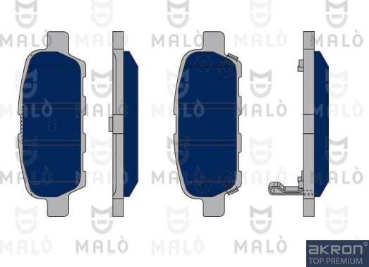 AKRON-MALÒ 1050330 - Kit de plaquettes de frein, frein à disque cwaw.fr