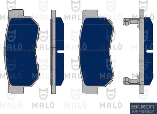 AKRON-MALÒ 1050331 - Kit de plaquettes de frein, frein à disque cwaw.fr