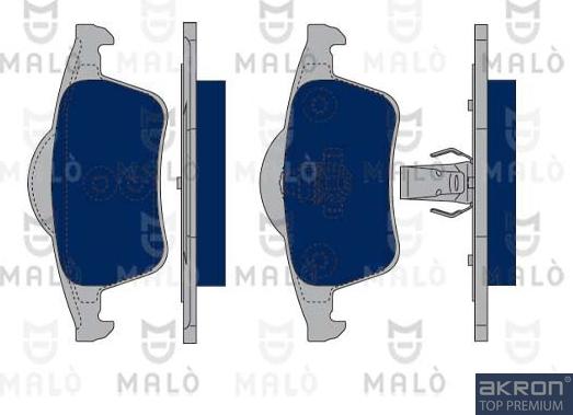 AKRON-MALÒ 1050327 - Kit de plaquettes de frein, frein à disque cwaw.fr