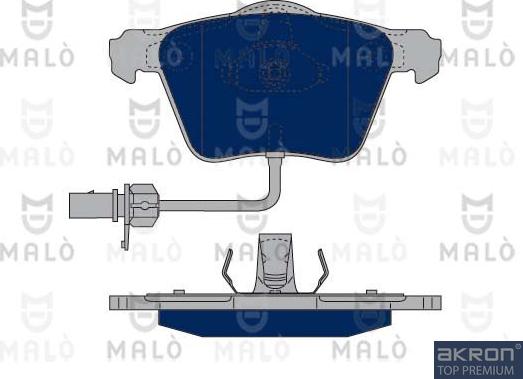 AKRON-MALÒ 1050210 - Kit de plaquettes de frein, frein à disque cwaw.fr