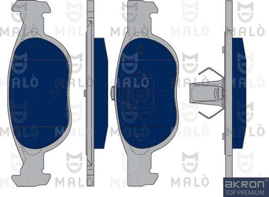 AKRON-MALÒ 1050275 - Kit de plaquettes de frein, frein à disque cwaw.fr