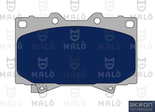 AKRON-MALÒ 1050741 - Kit de plaquettes de frein, frein à disque cwaw.fr