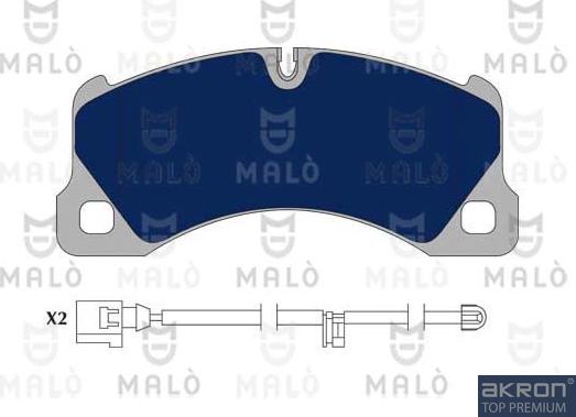 AKRON-MALÒ 1051036 - Kit de plaquettes de frein, frein à disque cwaw.fr