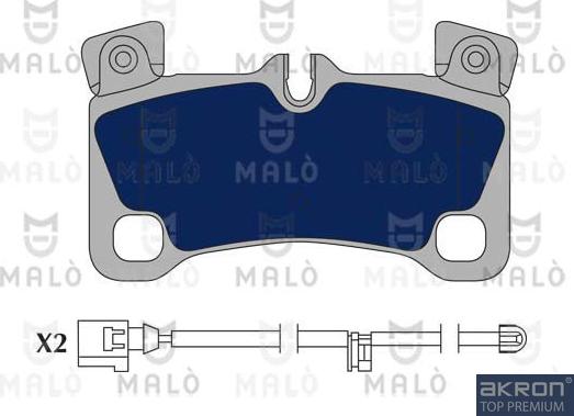 AKRON-MALÒ 1051037 - Kit de plaquettes de frein, frein à disque cwaw.fr