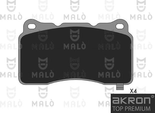 AKRON-MALÒ 1051381 - Kit de plaquettes de frein, frein à disque cwaw.fr