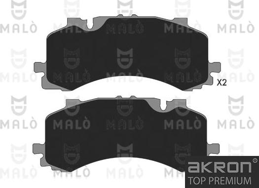 AKRON-MALÒ 1051375 - Kit de plaquettes de frein, frein à disque cwaw.fr