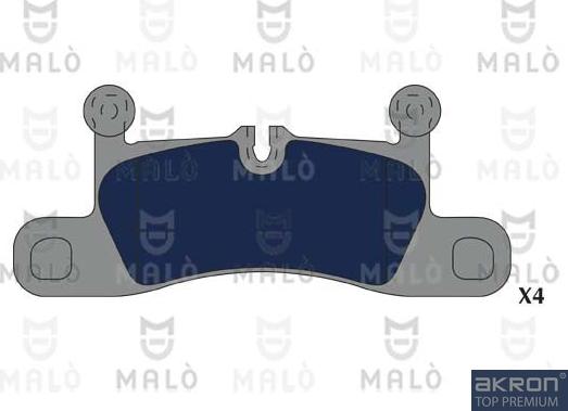 AKRON-MALÒ 1051247 - Kit de plaquettes de frein, frein à disque cwaw.fr