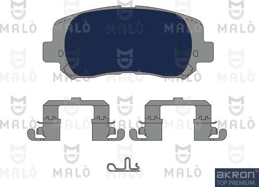 AKRON-MALÒ 1051204 - Kit de plaquettes de frein, frein à disque cwaw.fr