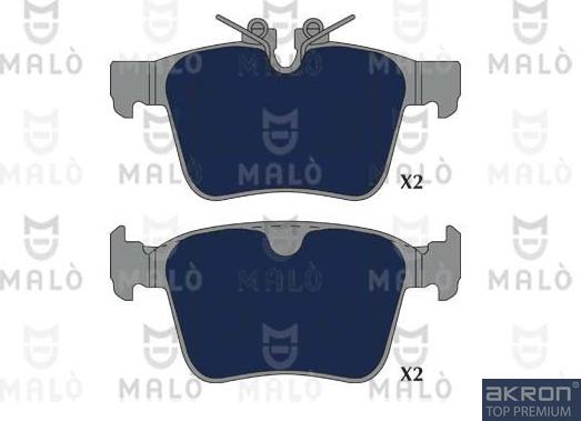 AKRON-MALÒ 1051270 - Kit de plaquettes de frein, frein à disque cwaw.fr