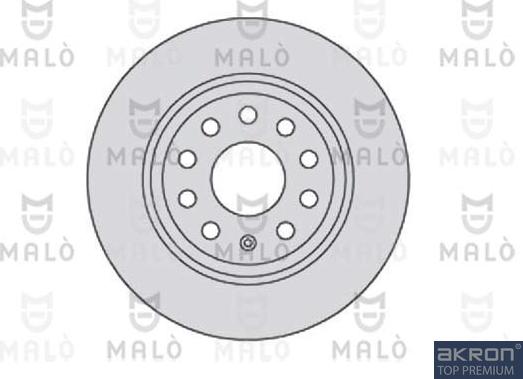 AKRON-MALÒ 1110060 - Disque de frein cwaw.fr