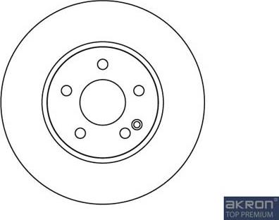 AKRON-MALÒ 1110074 - Disque de frein cwaw.fr