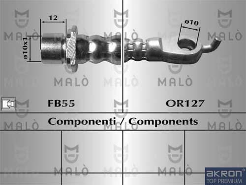 AKRON-MALÒ 8958 - Flexible de frein cwaw.fr