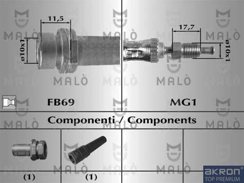 AKRON-MALÒ 8914 - Flexible de frein cwaw.fr