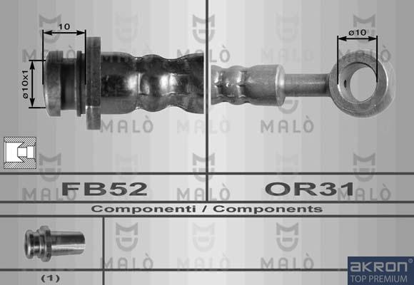 AKRON-MALÒ 8932 - Flexible de frein cwaw.fr