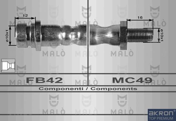 AKRON-MALÒ 8923 - Flexible de frein cwaw.fr