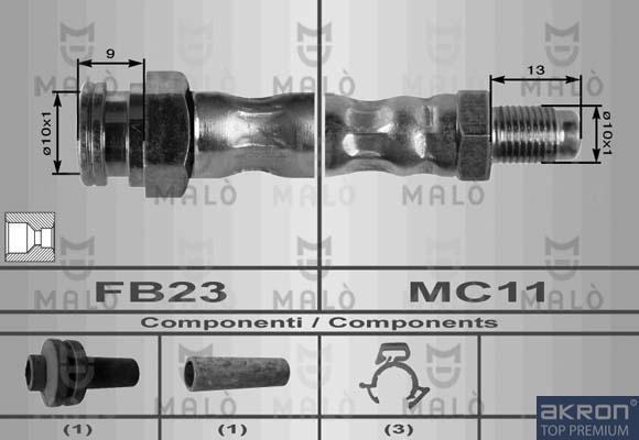 AKRON-MALÒ 8492 - Flexible de frein cwaw.fr