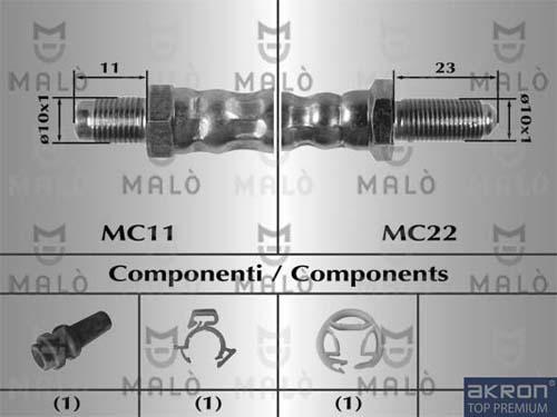 AKRON-MALÒ 8420 - Flexible de frein cwaw.fr