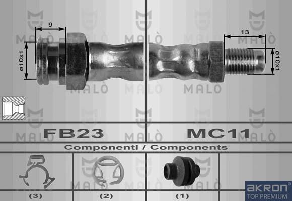 AKRON-MALÒ 8415 - Flexible de frein cwaw.fr