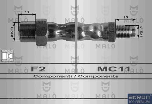 AKRON-MALÒ 8487 - Flexible de frein cwaw.fr