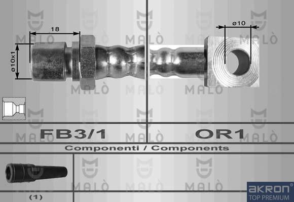 AKRON-MALÒ 8545 - Flexible de frein cwaw.fr