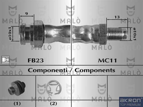 AKRON-MALÒ 8567 - Flexible de frein cwaw.fr