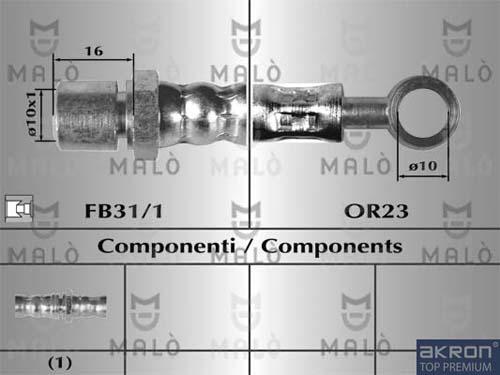 AKRON-MALÒ 8522 - Flexible de frein cwaw.fr