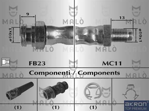 AKRON-MALÒ 8571 - Flexible de frein cwaw.fr