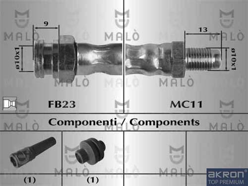 AKRON-MALÒ 80963 - Flexible de frein cwaw.fr